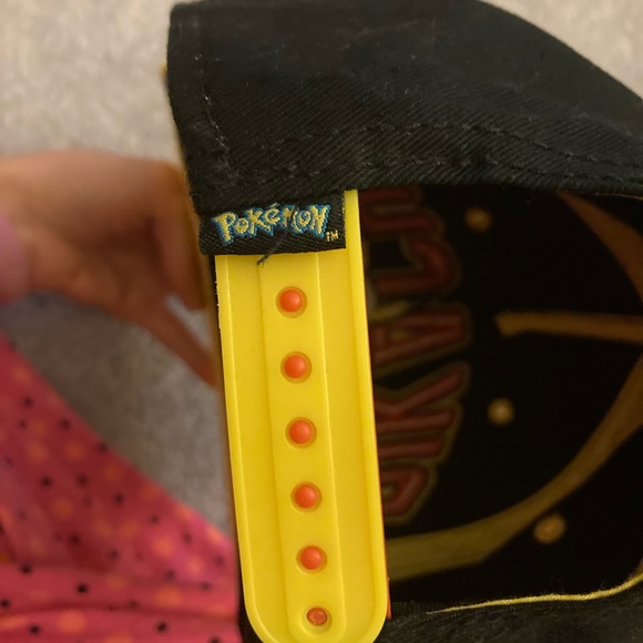 POKÉMON BLACK and YELLOW and RED OSFM SnapBack hat - Picture 7 of 11